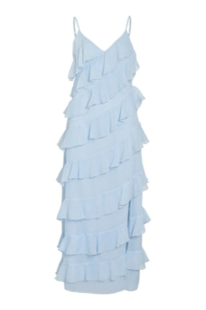 Vila - Viluna Strap Ankle Dress/Ka - 4970430 Cashmere Blue Kjoler