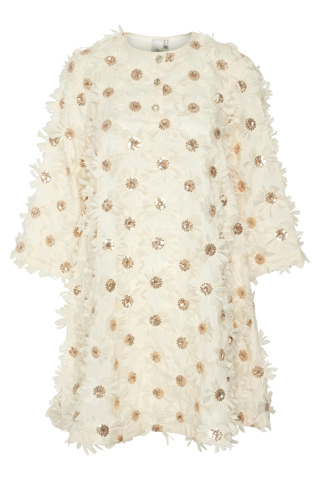 Y.A.S - Yasabelone 3/4 Dress - 4608265 Sheer Bliss Sequins Kjoler