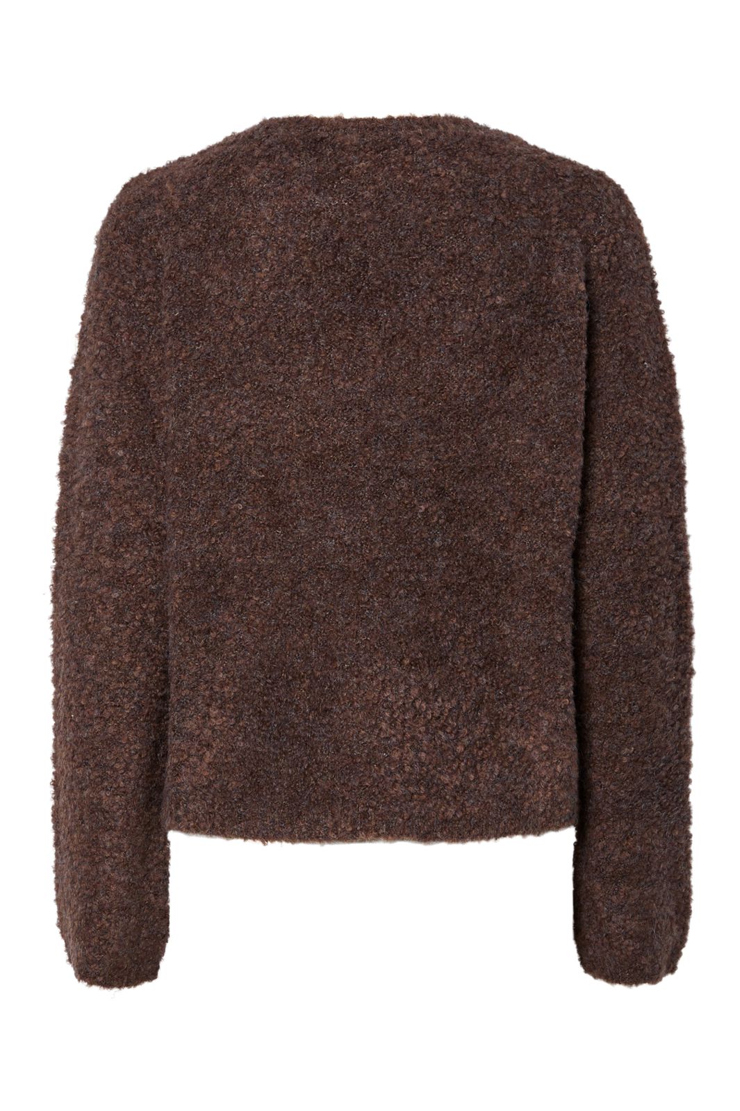YAS - Yasplyra Ls Knit Cardigan - 4909713 Chocolate Brown