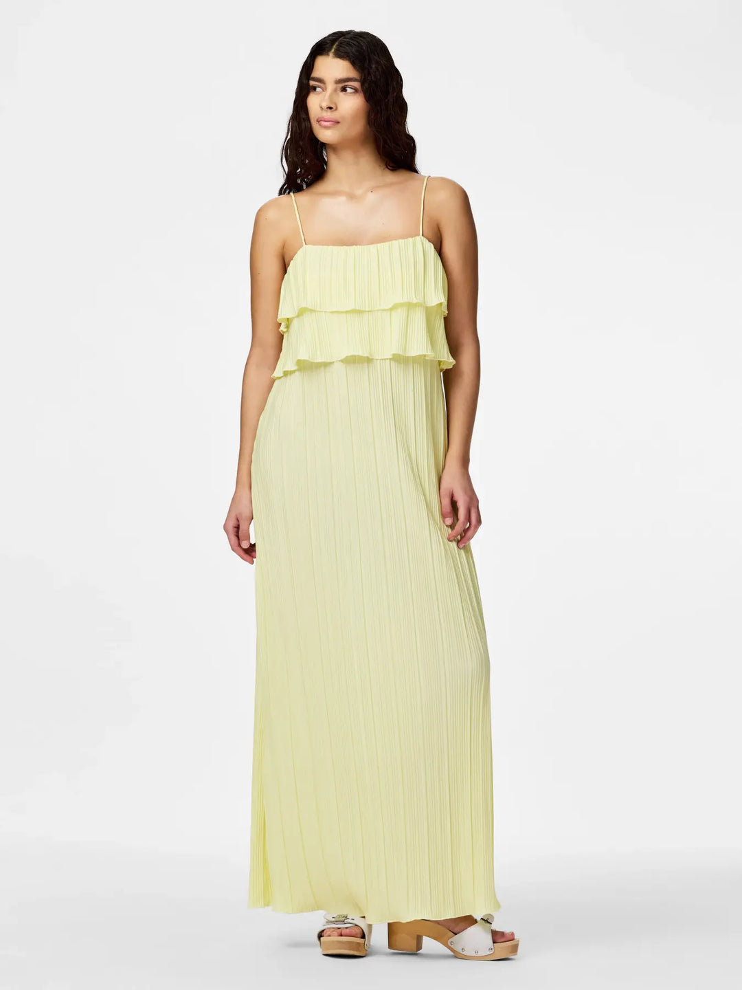 Pieces - Pcamber Sl Ankle Layred Dress Kca - 5048789 French Vanilla