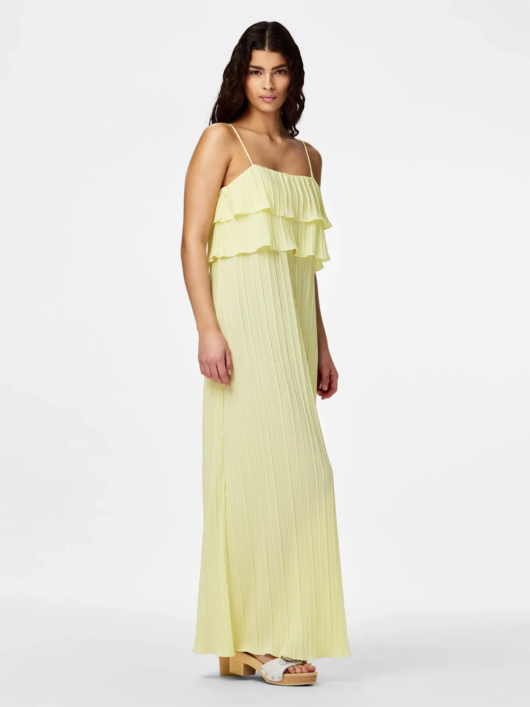 Pieces - Pcamber Sl Ankle Layred Dress Kca - 5048789 French Vanilla