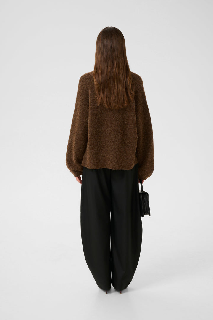 Gestuz - Gzalpha Slit Pullover 10910590 - 108310 - Buff Mélange
