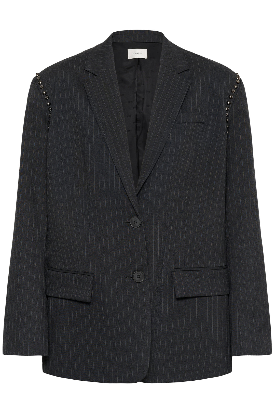 Gestuz - Gzlehela Blazer 10911590 - 1000026 - Dark Grey Pinstripe