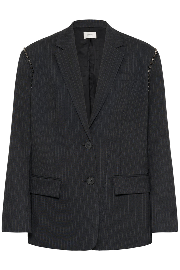 Gestuz - Gzlehela Blazer 10911590 - 1000026 - Dark Grey Pinstripe