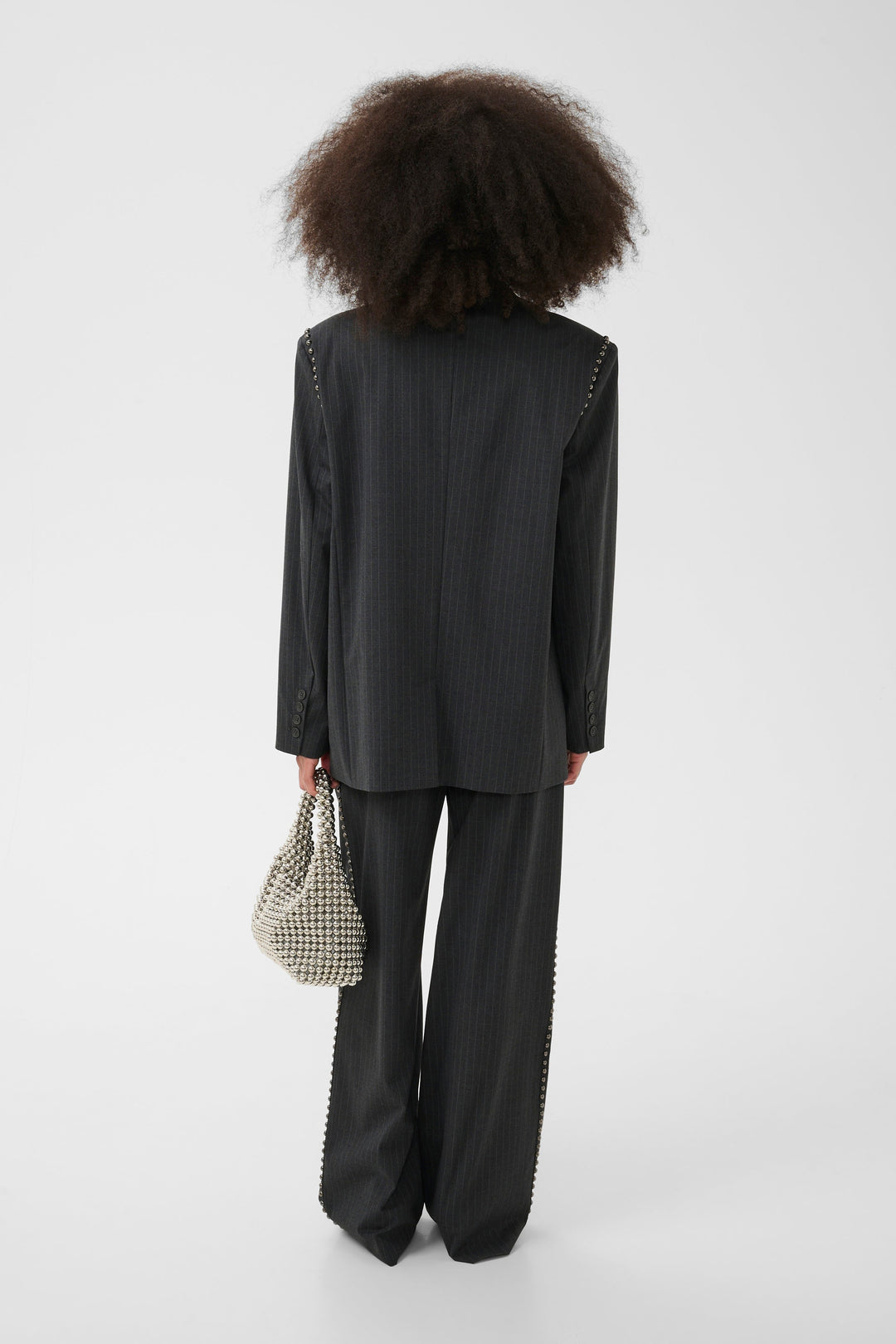 Gestuz - Gzlehela Blazer 10911590 - 1000026 - Dark Grey Pinstripe