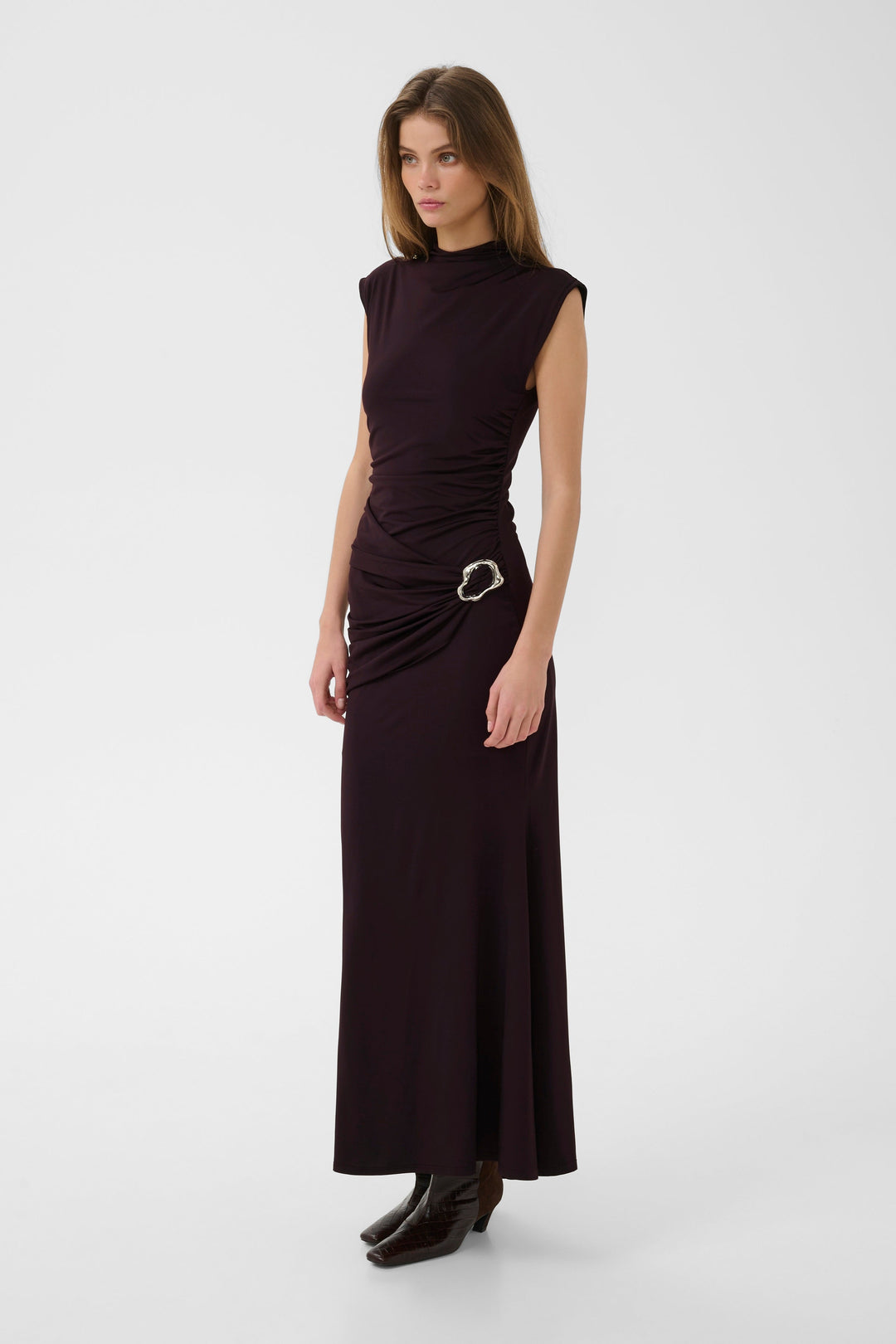 Gestuz - Gzseren Long Dress 10911642 - 109839 - Deep Plum