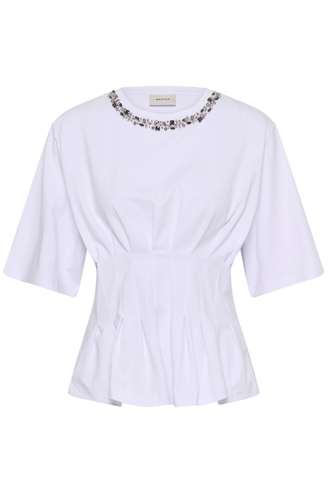 Gestuz - Gzinez Deco Tee 10911653 - 110601 - Bright White