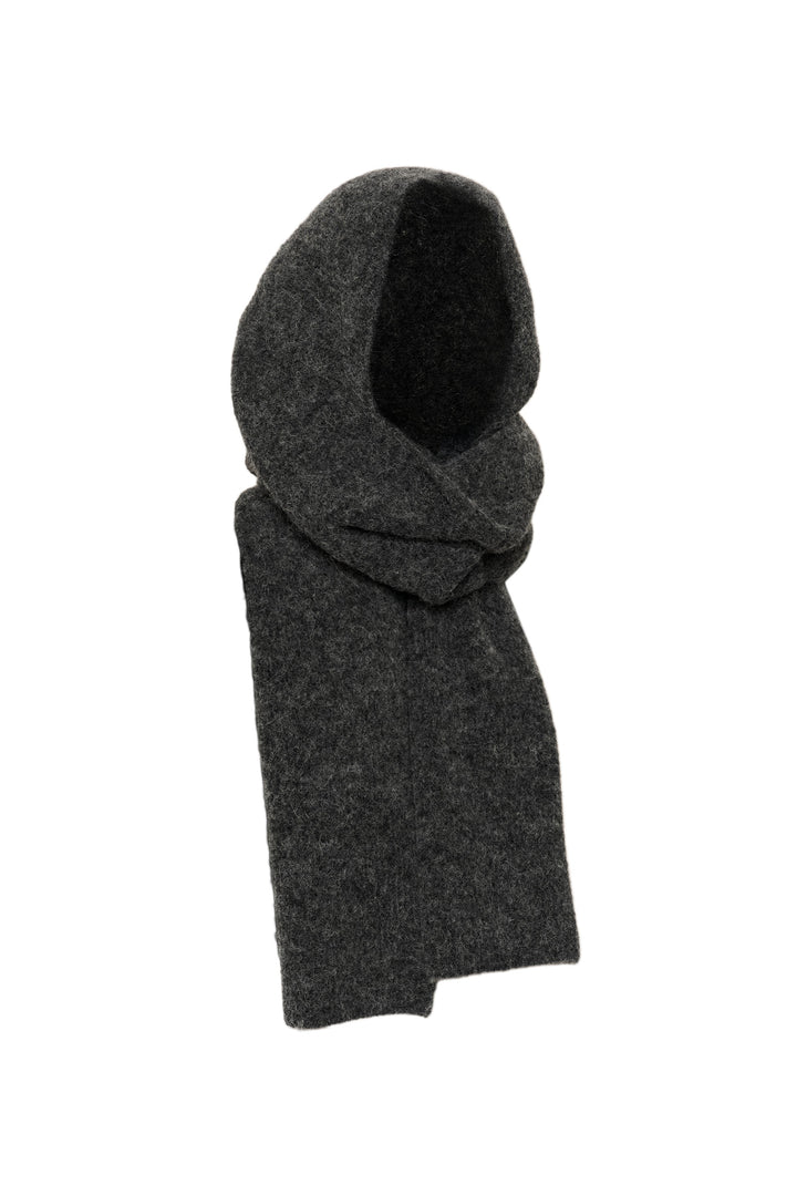 Gestuz - Gzalpha Hoodscarf 10911662 - 106286 - Charcoal Melange