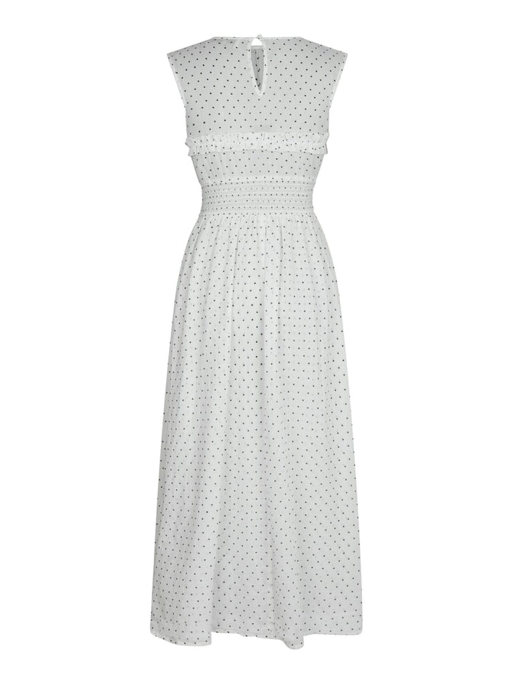 Vorbestellung - Neo Noir - Myrna Dot Dress 166384 - 120 - White