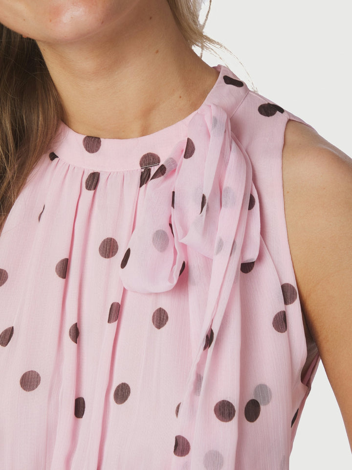 Neo Noir - Marli Big Dot Dress 167758 - 754 - Light Pink