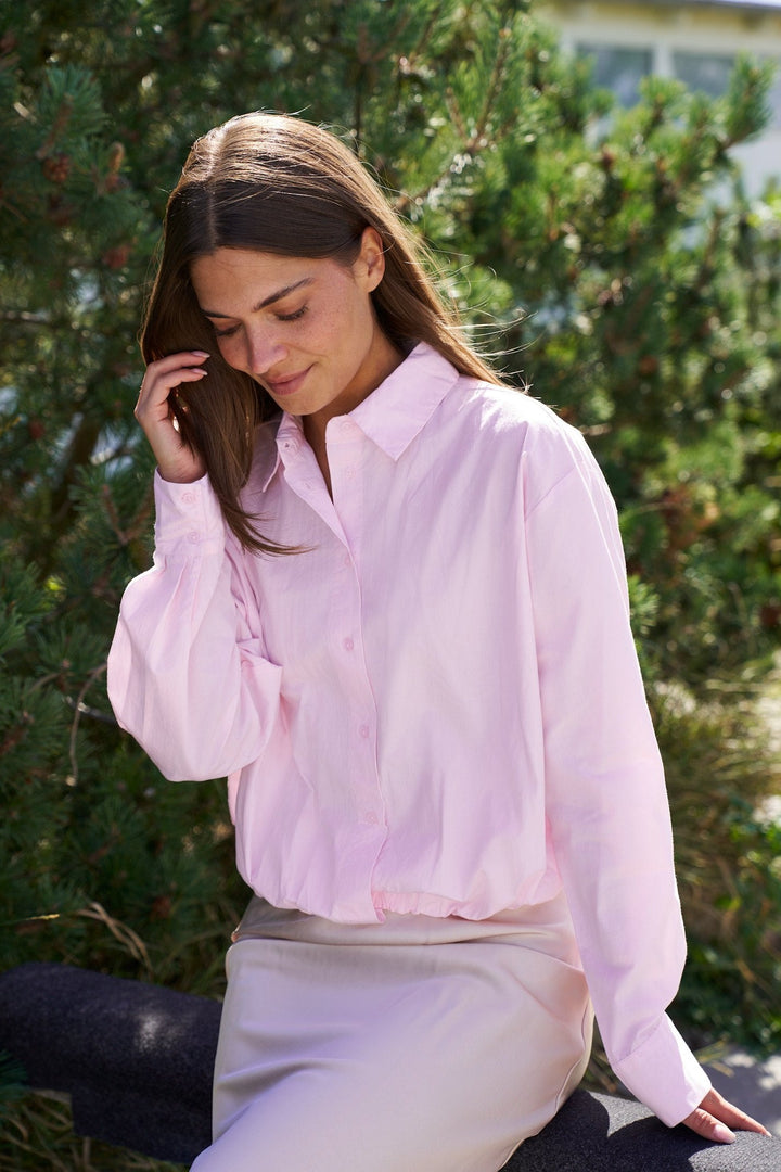 Neo Noir - Emmana C Poplin Shirt 167941 - 754 - Light Pink