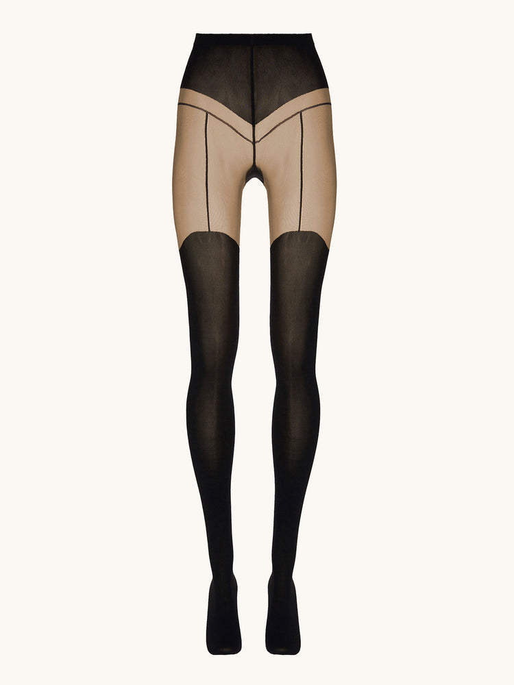 Wolford - Garter Belt Tights17630 - 9180 Black/black