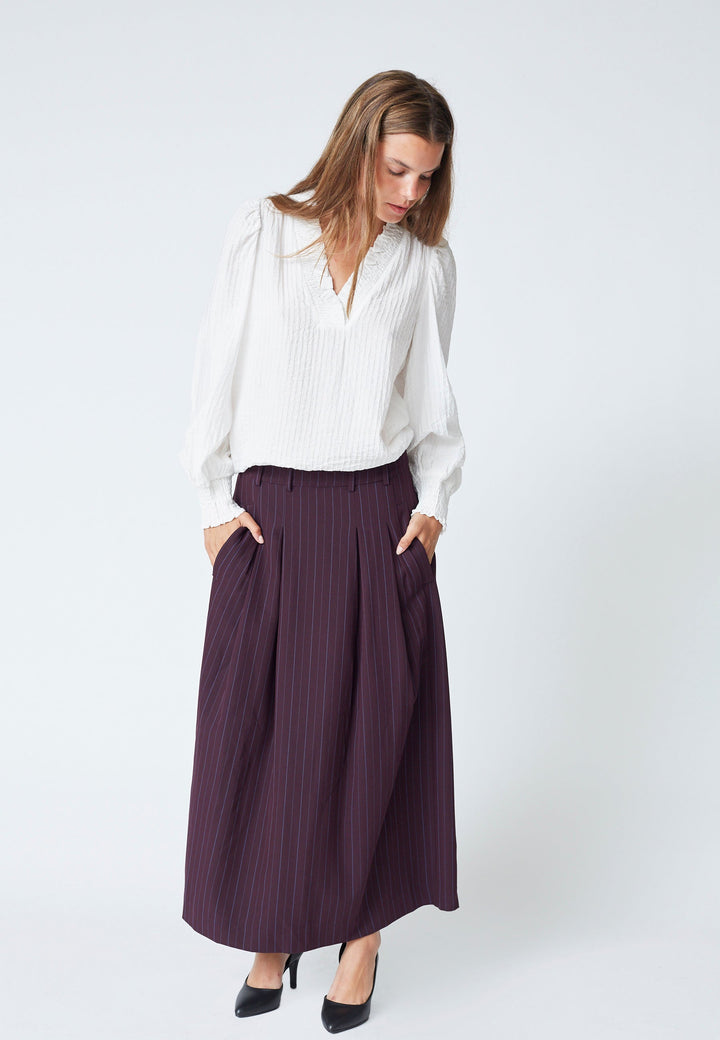 Co´Couture - Anyacc Trinny Pleat Skirt 44001 - 67 - Plum