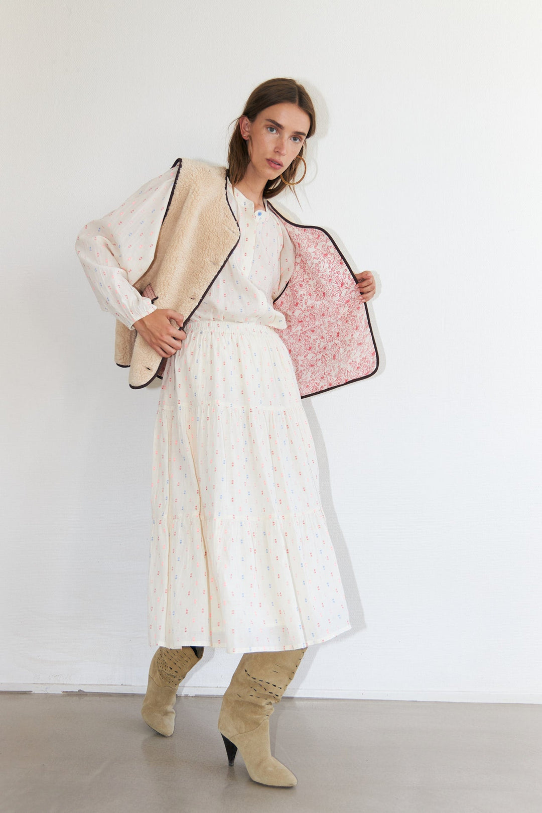 Lollys Laundry - Jacell Love Vest Sl 26181-1062 - 08 - Beige