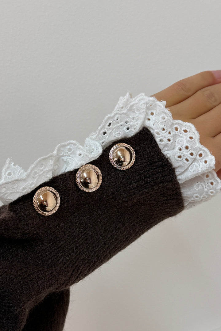 A-bee - Mirielle knit Sweater - Chocolate