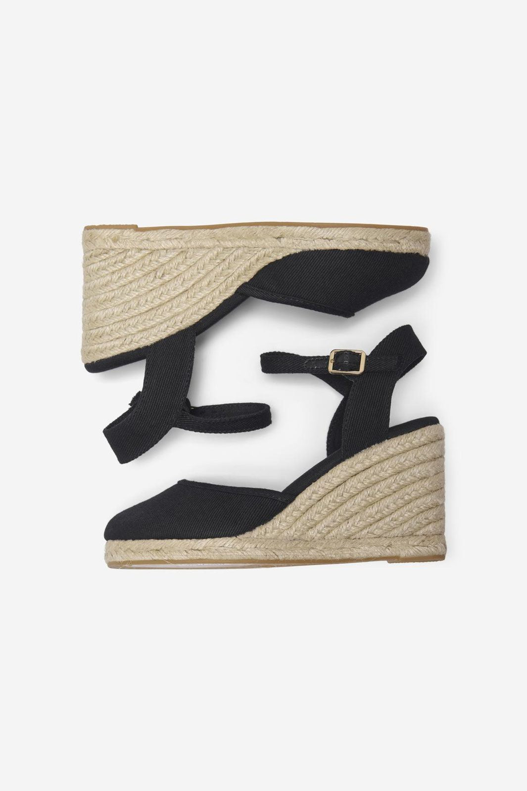 Only Shoes - Onlkayla Espadrille Wedge - 4682818 Black