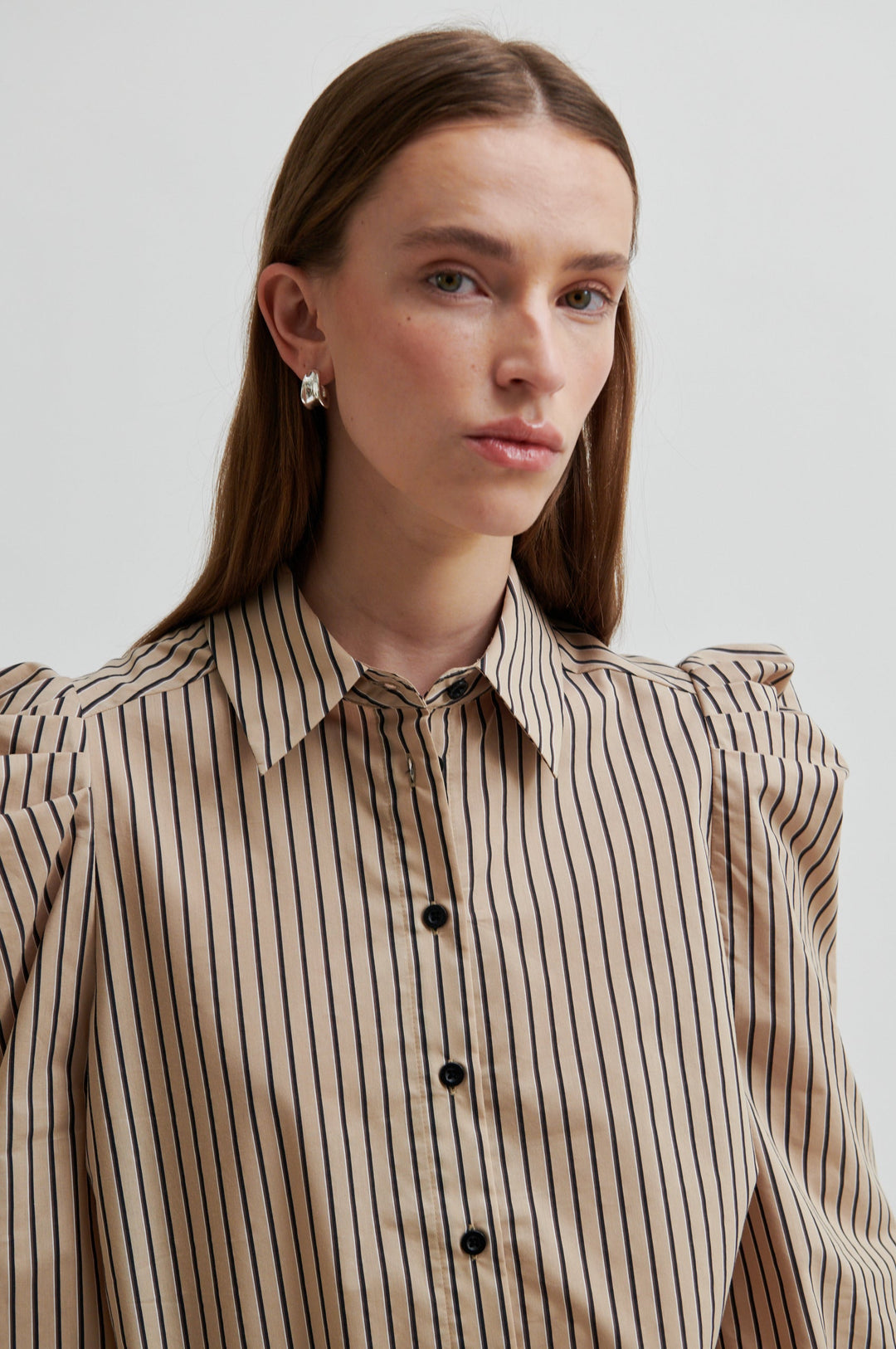 Second Female - Serina Slim Shirt 60489 - 6016 Camel
