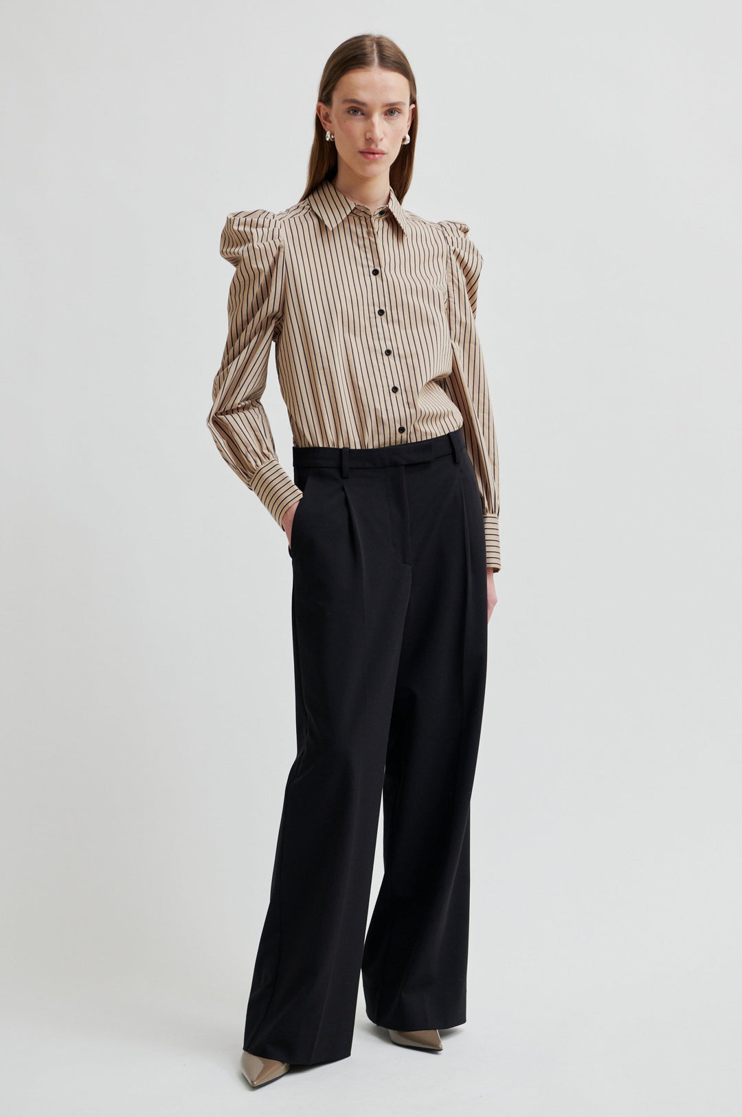 Second Female - Serina Slim Shirt 60489 - 6016 Camel