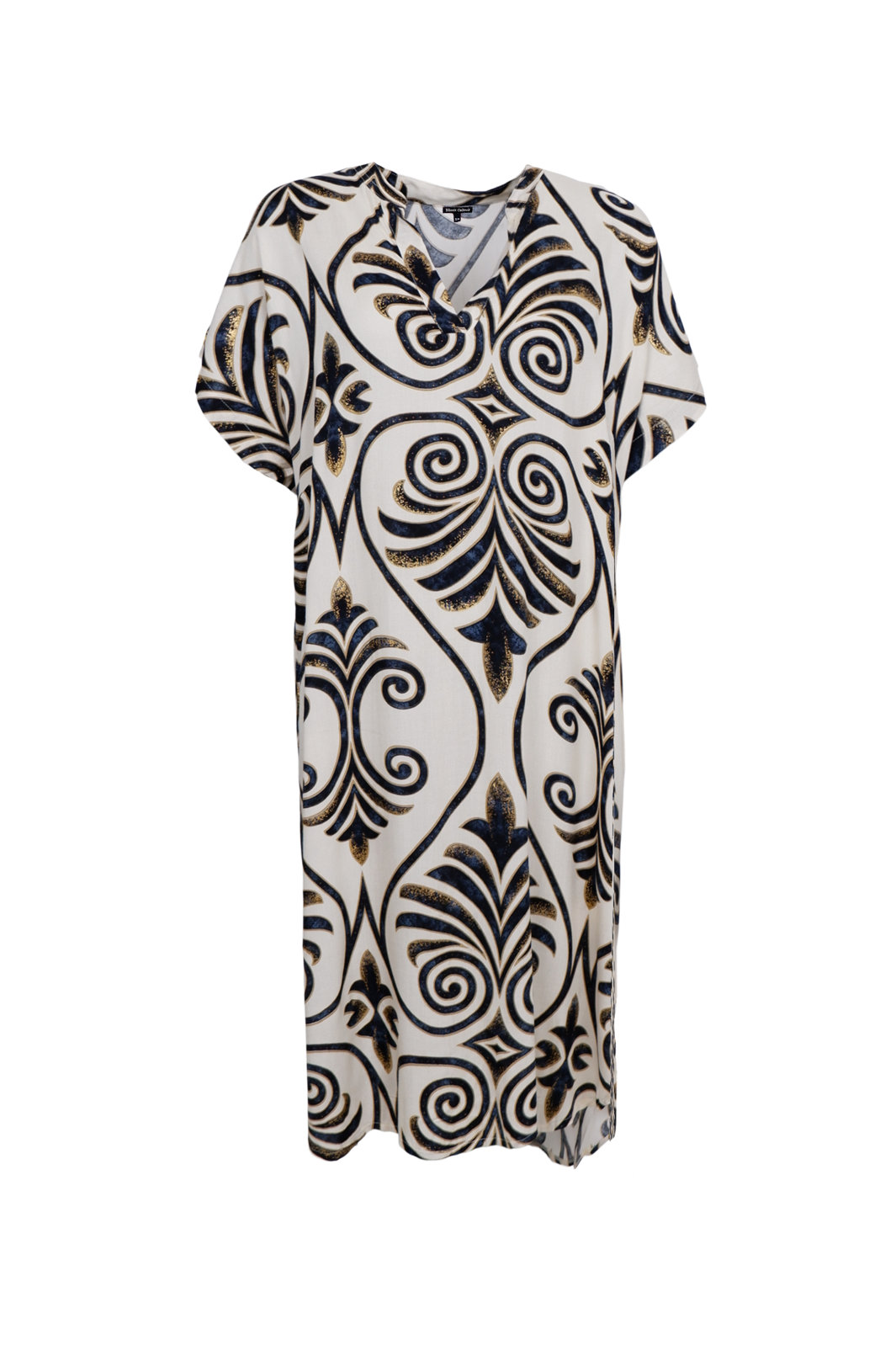 Black Colour - Bcstella Short Dress 39608 - Malaka White