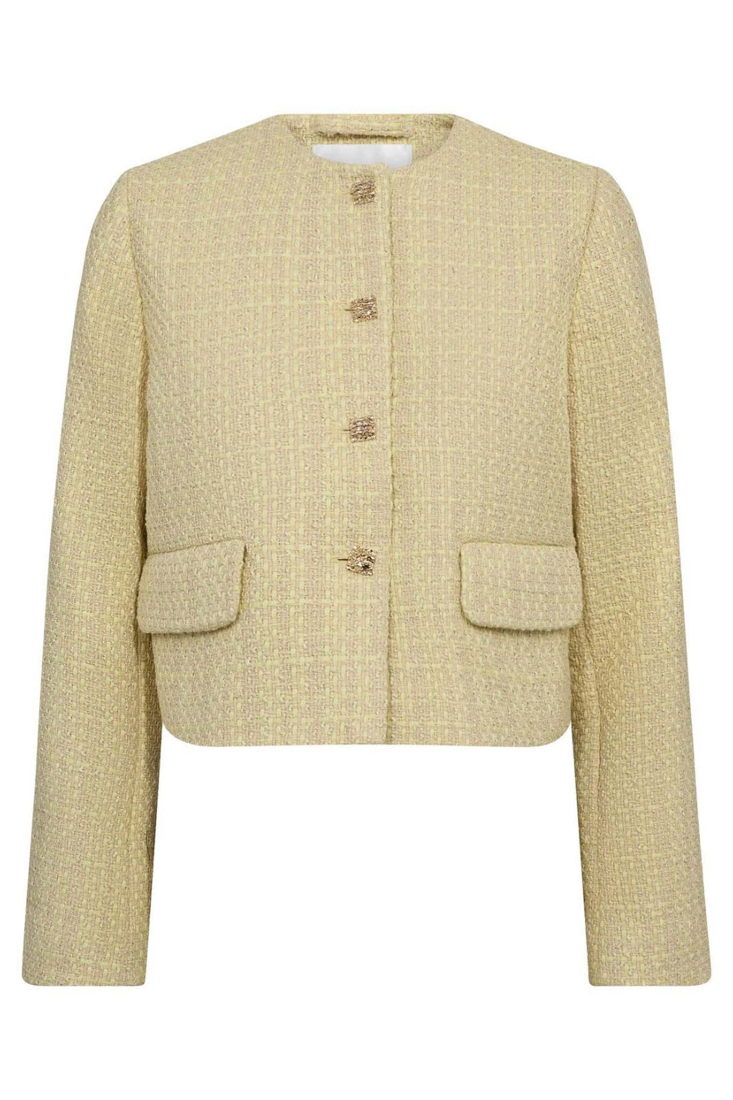 Co´Couture - Yaracc Boucle Jacket 30356 - 242 - Pastel Yellow