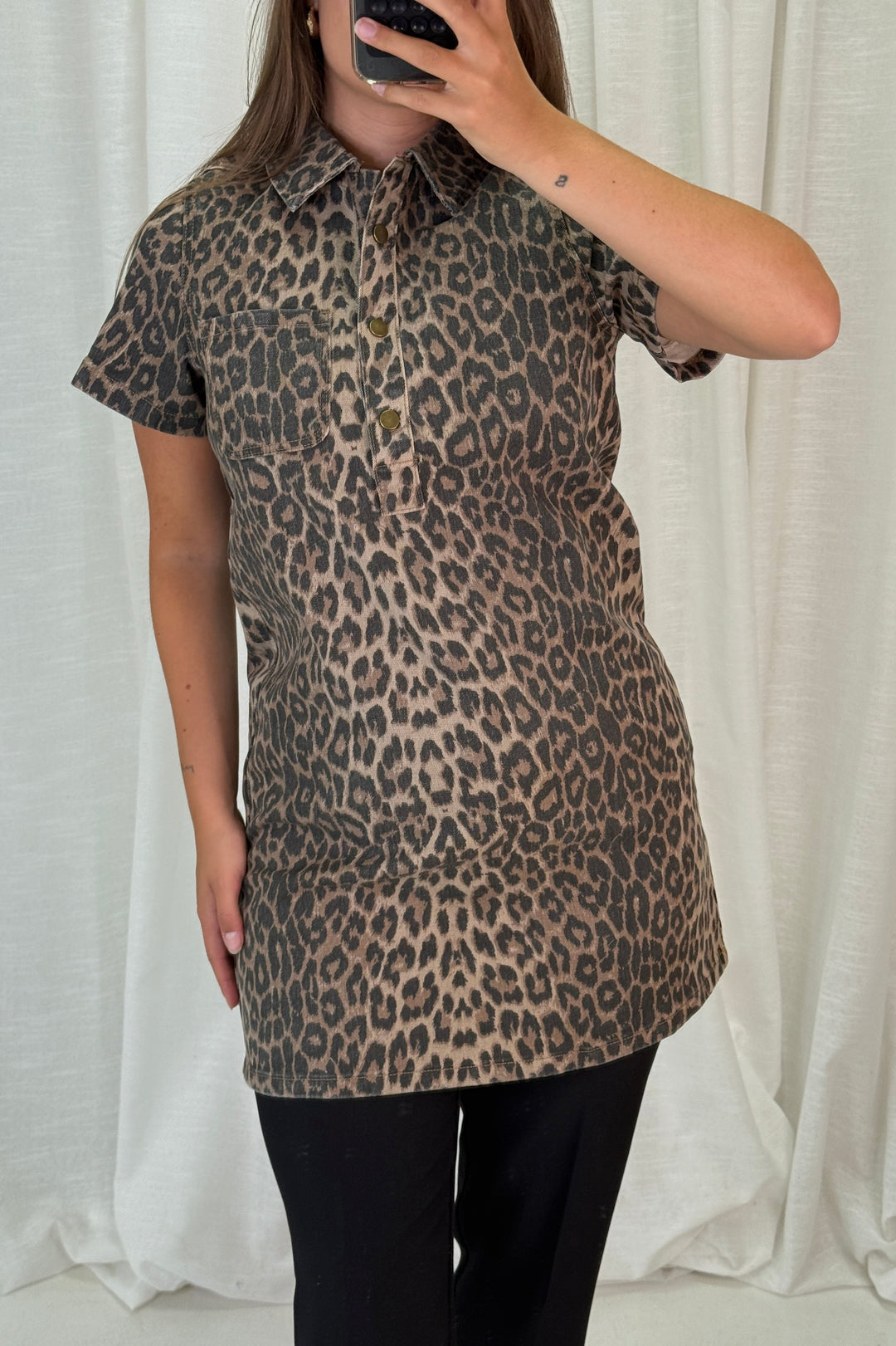 A-bee - Justine Top - Leopard