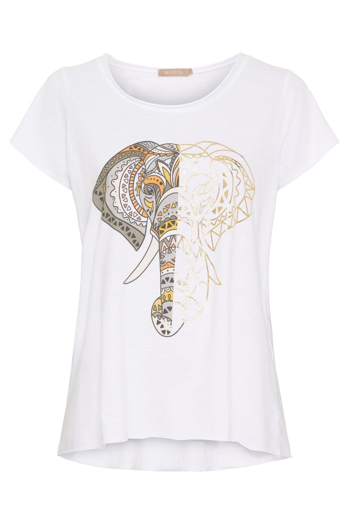 Marta Du Chateau - Mdcmarie T-Shirt 1535 - White Elephant