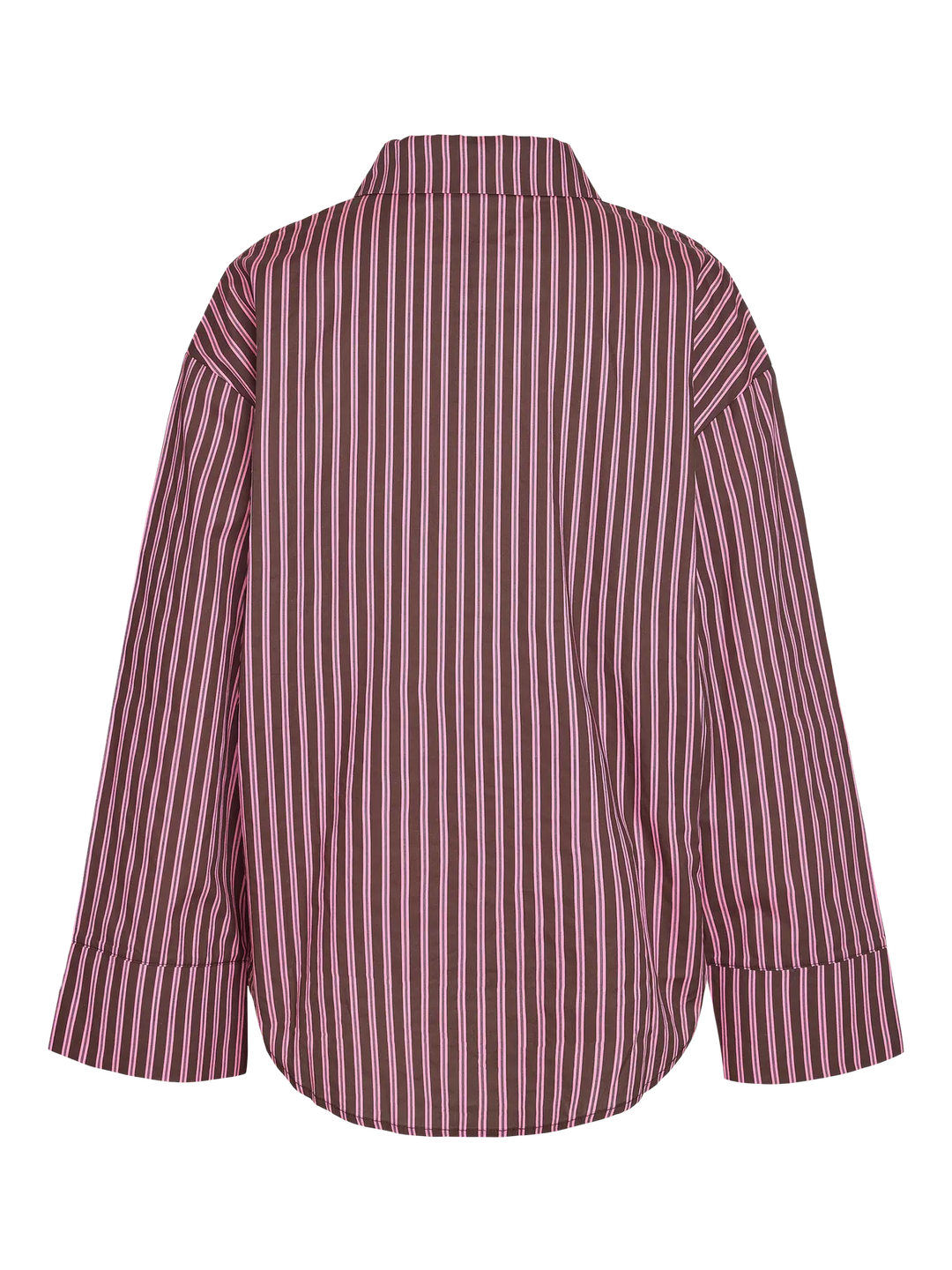 Noisy May - Nmfrida L/S Button Shirt Box - 5089197 Windsor Wine Begonia Pink/White