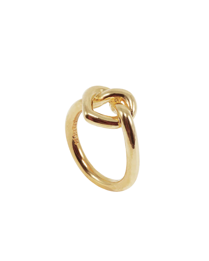 Jane Kønig - Big Tied Heart Ring BTHR-AW25-G_56 - Ring