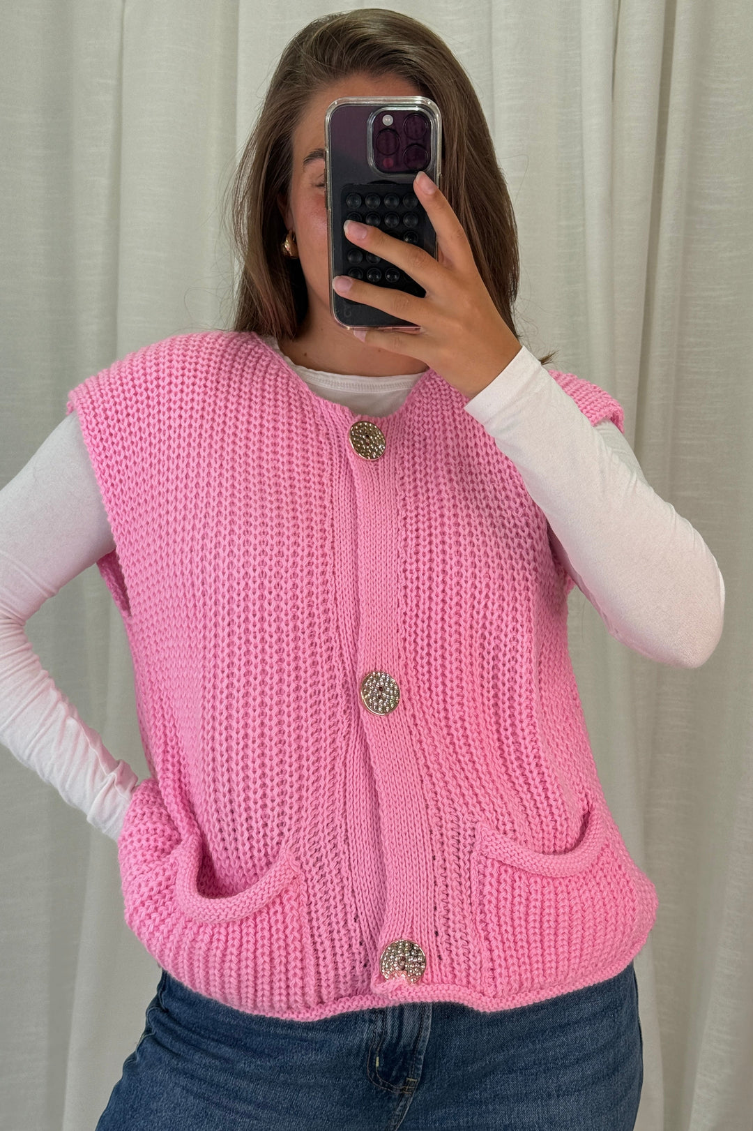 A-bee - Marya Vest - Pink