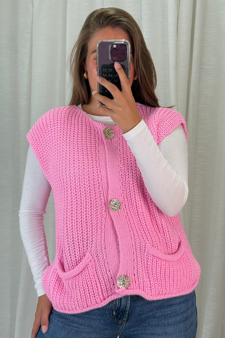 A-bee - Marya Vest - Pink