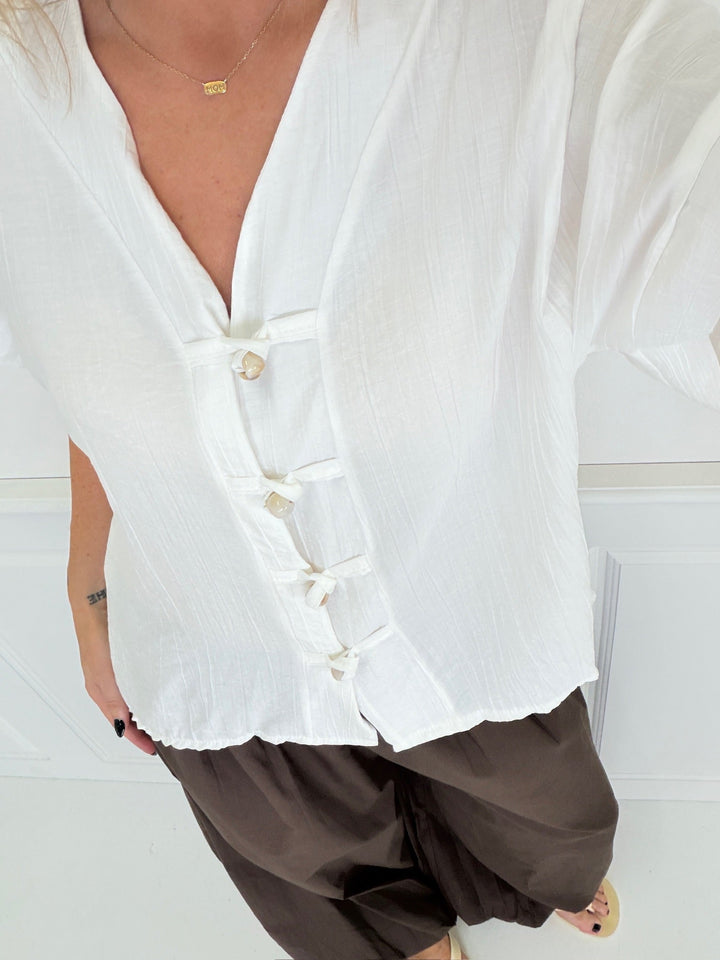 A-Bee - Lyra Shirt - White