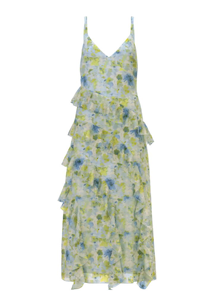 Vero Moda - Vmsmilla Sl Long Frill Dress - 5082102 Spun Sugar Sally