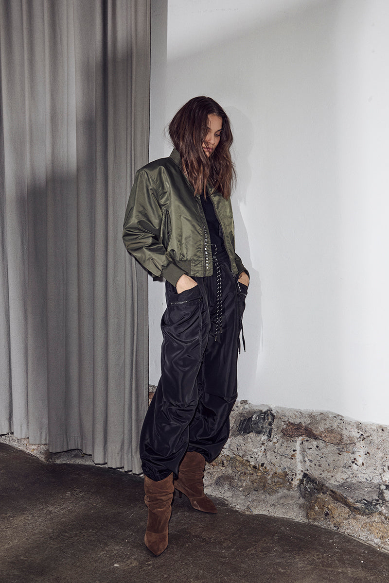 Haute L'Amitié - Cargo Zip Pocket Pant HL10654 - Black