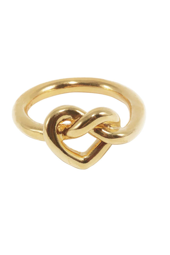 Jane Kønig - Big Tied Heart Ring BTHR-AW25-G_56 - Ring