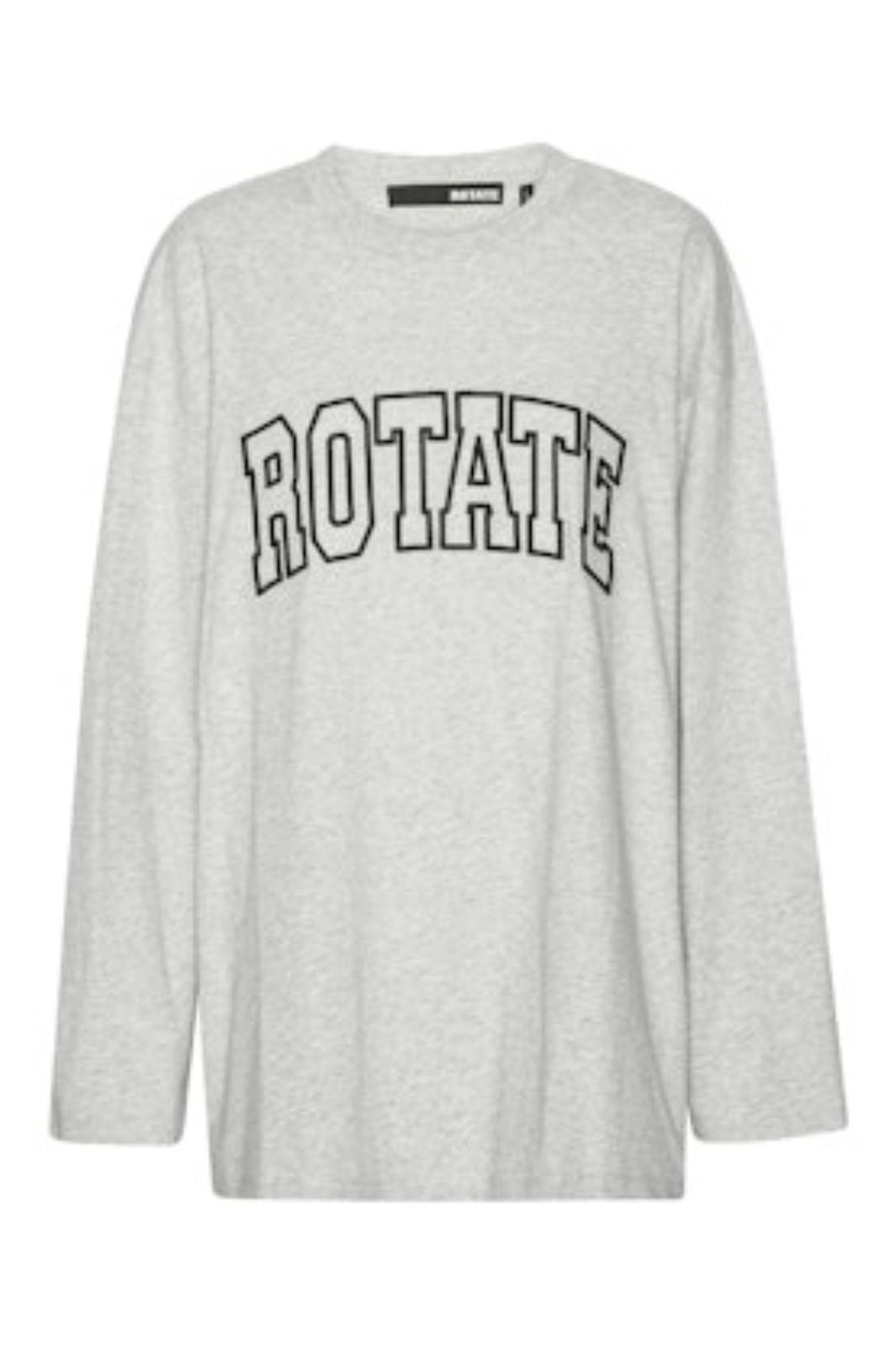Rotate - Jersey Ls T-shirt 1153281473 - 1473 Light Grey Melange