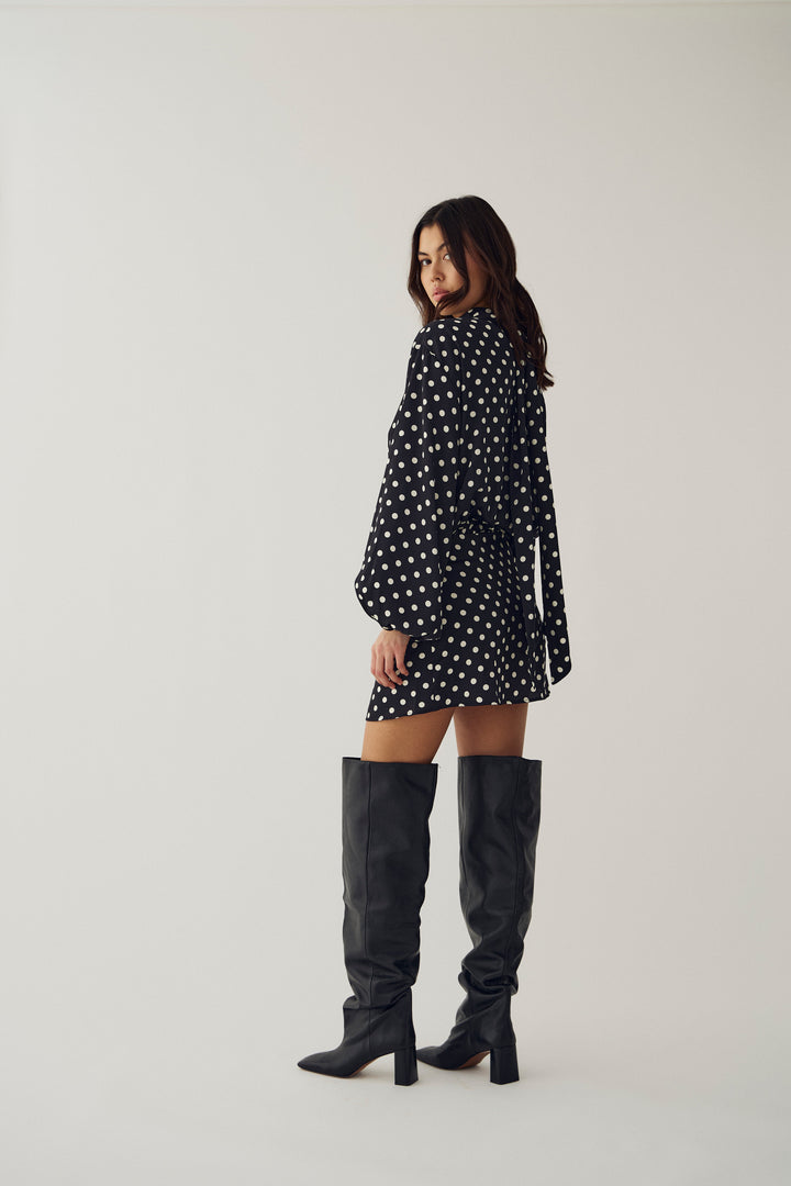 Noella - N-Melda Dress 16900003 - 1529 - Debbee Black Print
