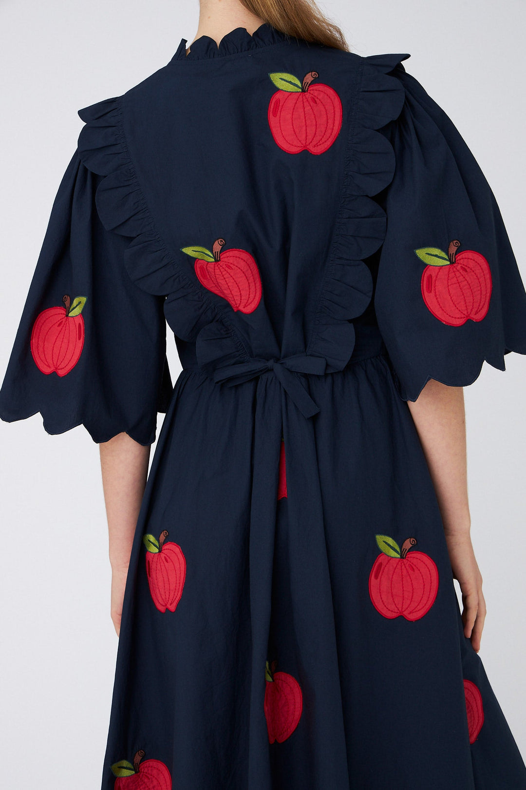 Stella Nova - Embroidered Midi Dresspo53-4352 - 395 Navy