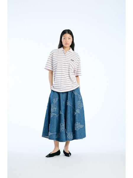 Rotate - Jersey Polo Shirt1153241810 - 1810orchid Ice Comb.