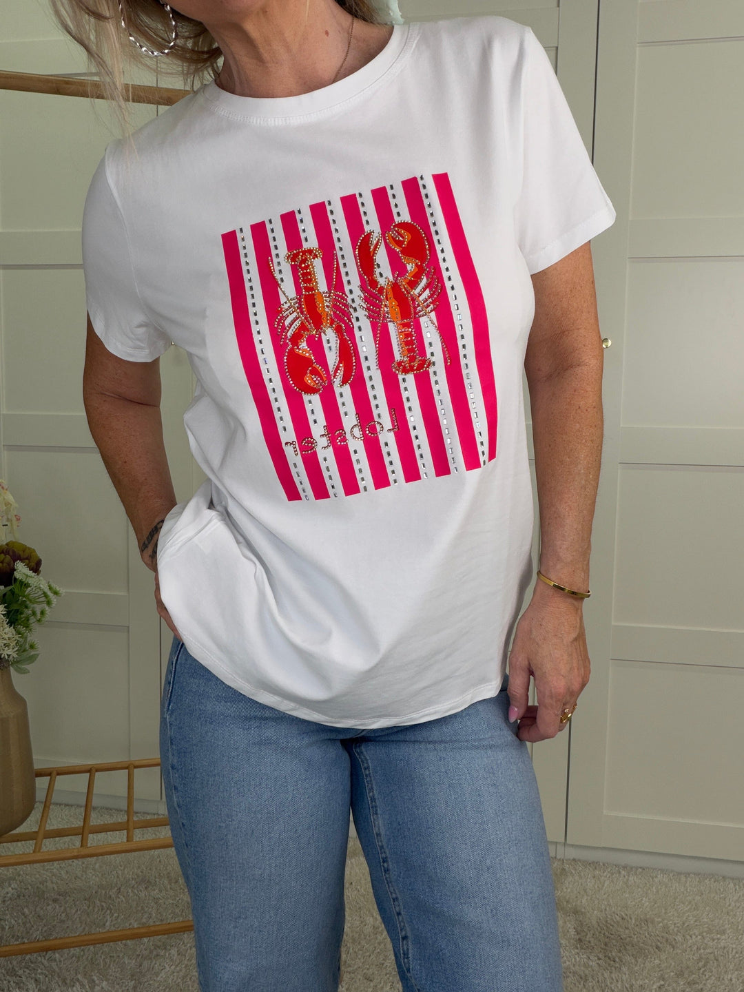 A-bee - Anouk T-shirt - White T-shirts 
