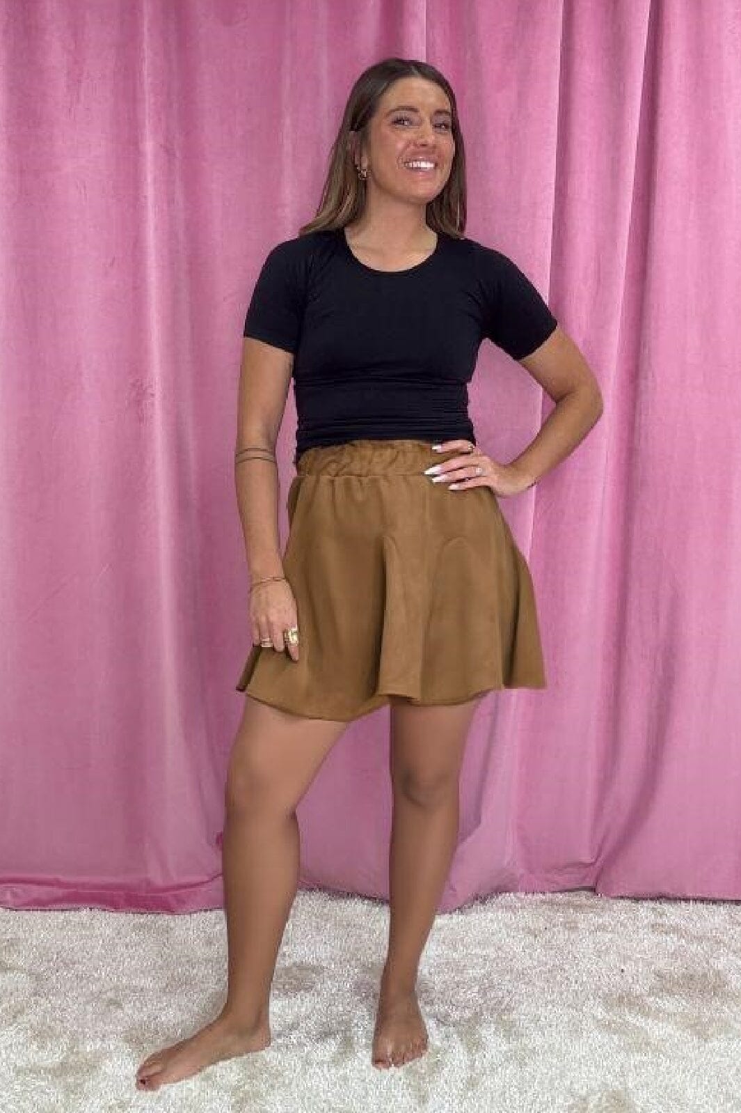 A-bee - Astrid Skirt A - Camel