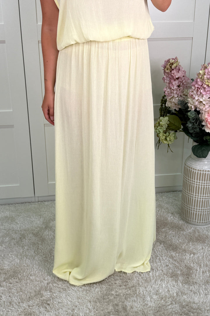 A-bee - Ava Skirt - Light Yellow Nederdele 