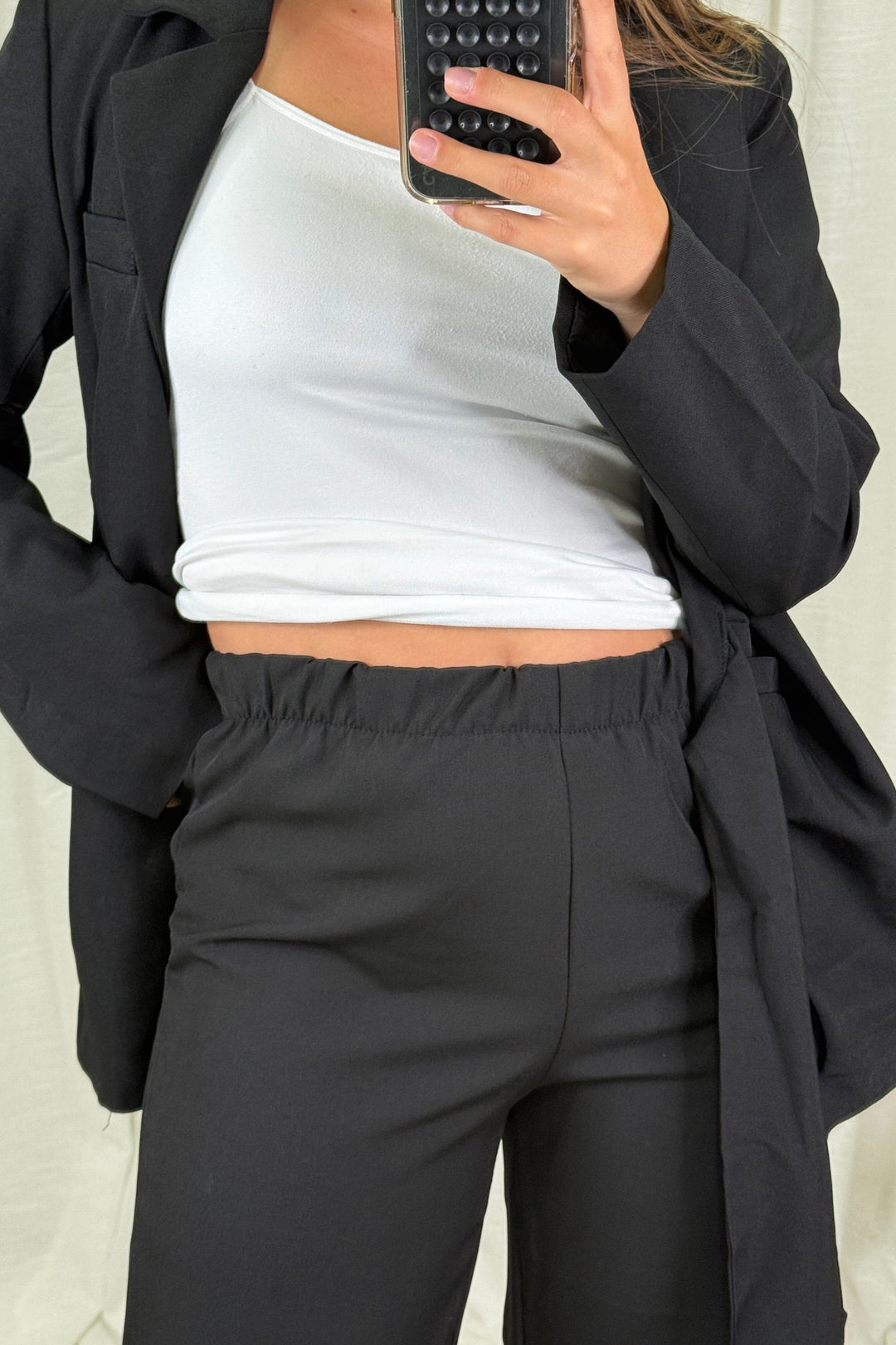 A-bee - Clarice Pants - Black Bukser 