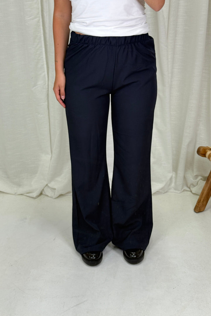 A-bee - Clarice Pants - Navy Bukser 