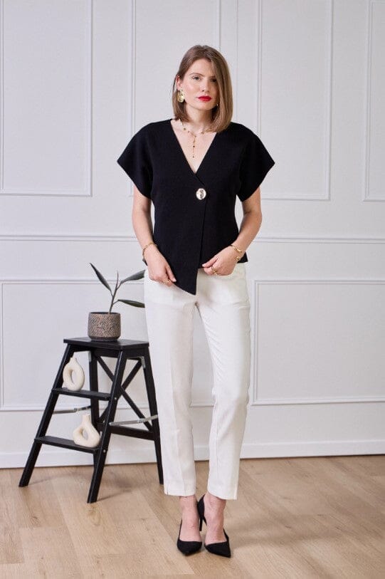 A-bee - Daria Top - Black Toppe 