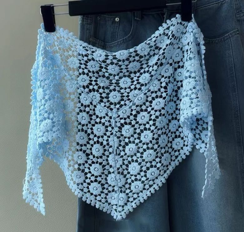A-bee - Ilaria - Light Blue Tørklæder 
