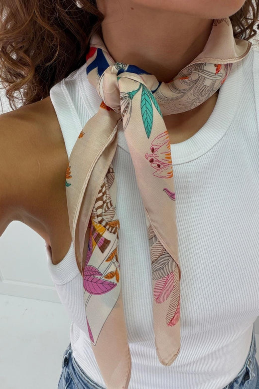 A-bee - Ilona Scarf - Orange Tørklæder 