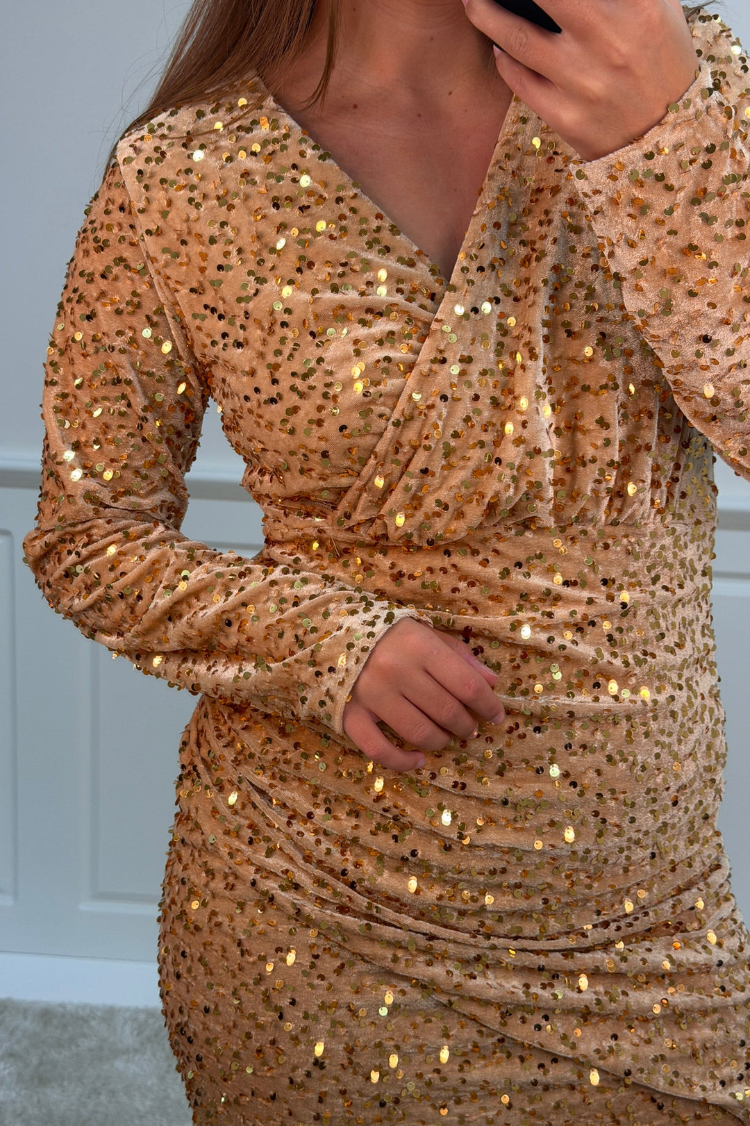 A-bee - Lorrainedress - Gold Kjoler 