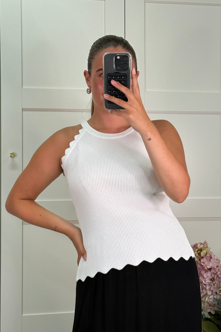 A-bee - Manon Top - White