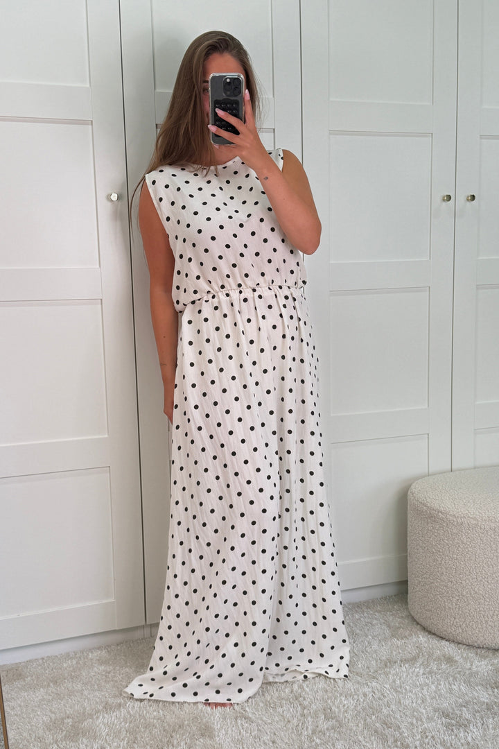 A-bee - Martina Top - Black Dot Toppe 