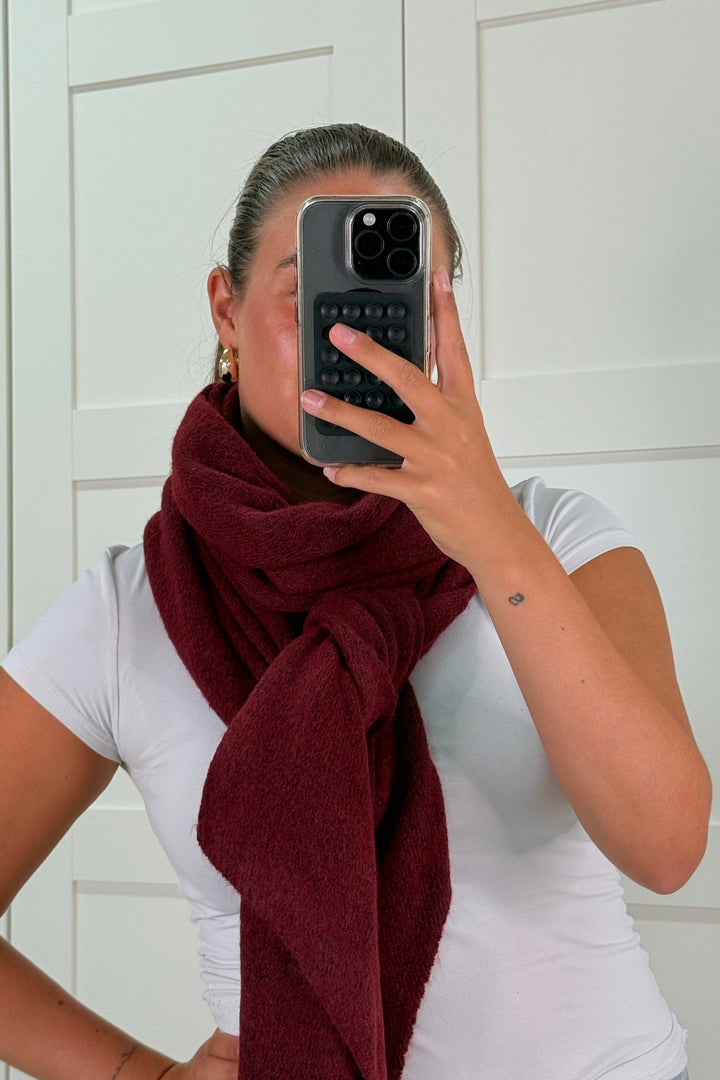 A-bee - Nadia - Burgundy Halstørklæder 